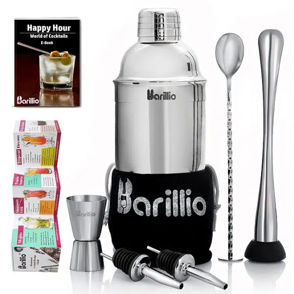 Barillio® Cocktail Shaker Set Drink Mixer ( - Barillio