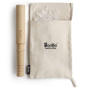 Barillio® Hard Maple Muddler Mallet And Lewis Ice Bag Kit