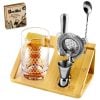Barillio® Crystal Cocktail Mixing Glass Set With Stand