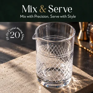Barillio® Crystal Cocktail Mixing Glass