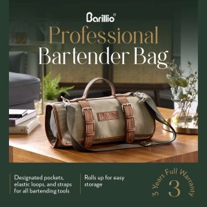 Barillio® Travel Bartender Canvas Bag