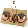 Barillio® Moscow Mule Mug Set With Bamboo Stand