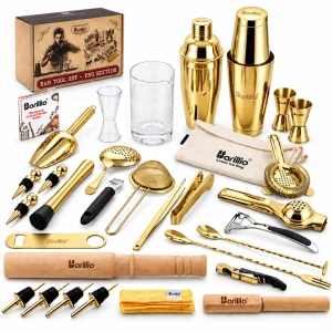 Barillio® Complete Bar Tool Set - Pro Edition (Gold)