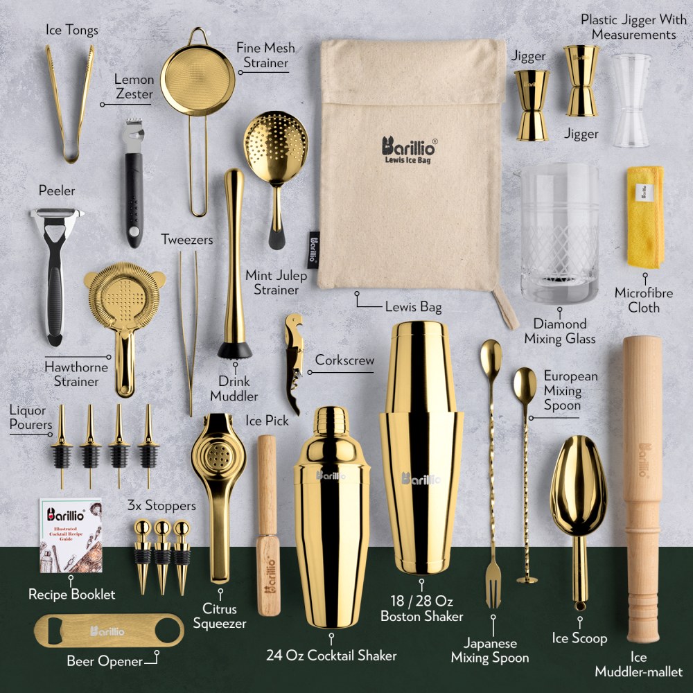 Barillio Complete Bar Tool Set - Pro Edition