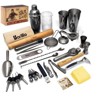 Barillio® Complete Bar Tool Set - Pro Edition (Black)