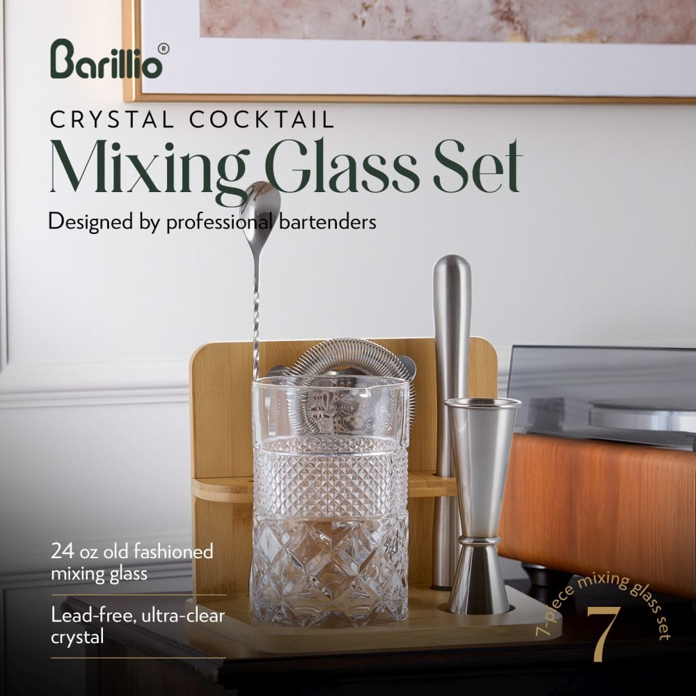 Barillio Crystal Cocktail Mixing Glass - Thumbnail 2