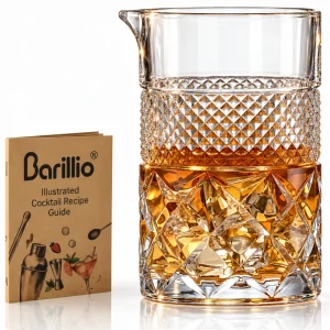 Barillio® 24Oz Crystal Cocktail Mixing Glass