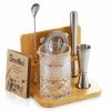 Barillio® Crystal 24Oz Cocktail Mixing Glass Set With Stand